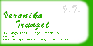 veronika trungel business card